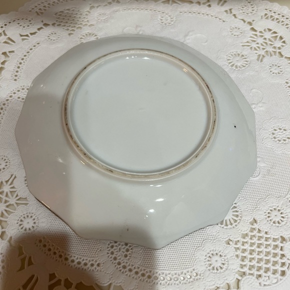 Japanese Set of 2 Vintage Trinket Dishes with Finger Hsndle - Picture 6 of 10